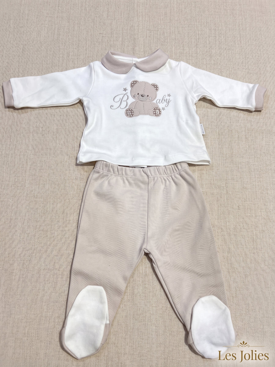 Completo clinico in caldo cotone neonata Les Jolies